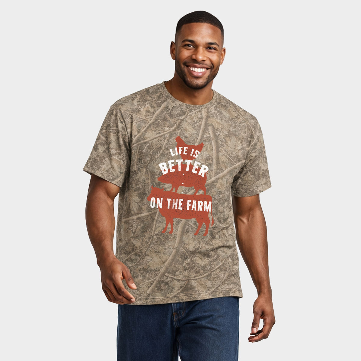 Life Is Better On The Farm Colorful - Men's Heavyweight product image 5