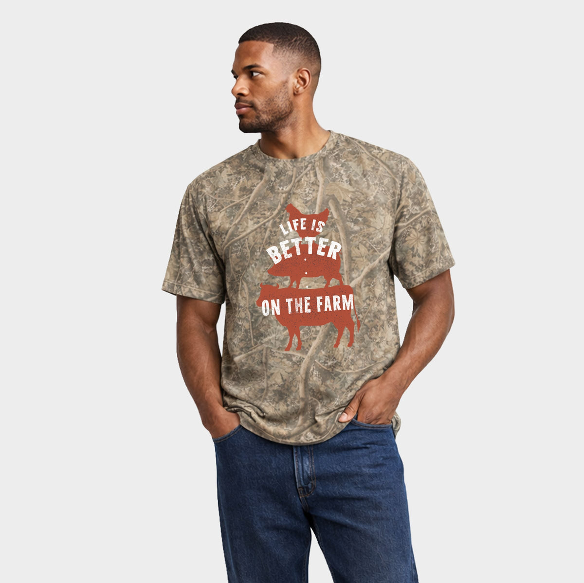 Life Is Better On The Farm Colorful - Men's Heavyweight product image 2