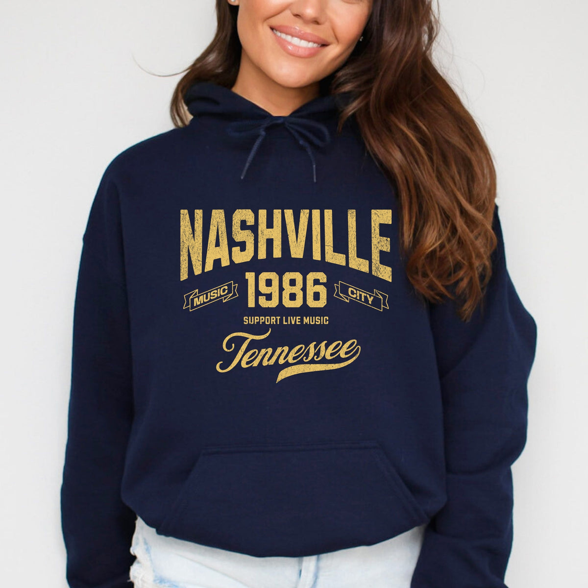 Nashville Tennessee Music City - Women's Graphic Hoodie product image 4