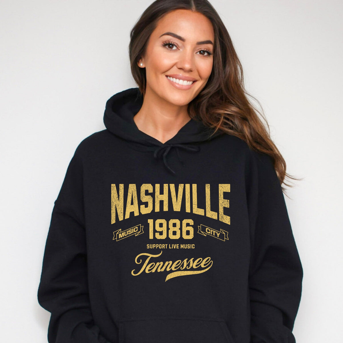 Nashville Tennessee Music City - Women's Graphic Hoodie product image 1