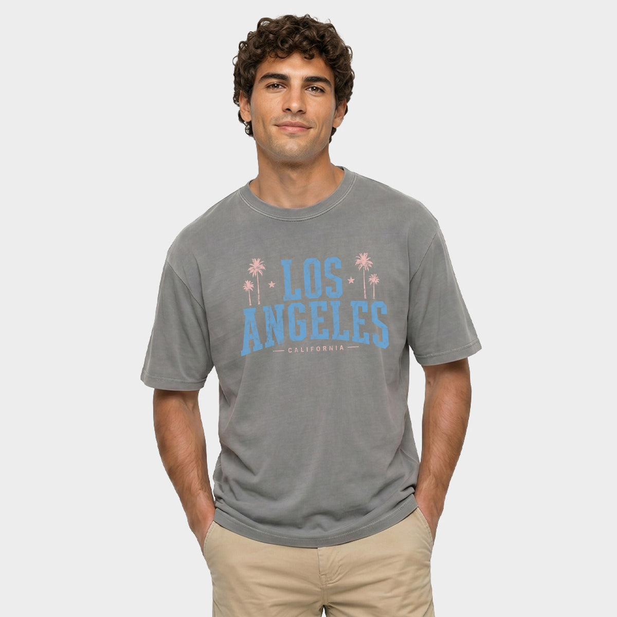 Los Angeles California - Men's Garment Dyed Graphic T-Shirt product image 1