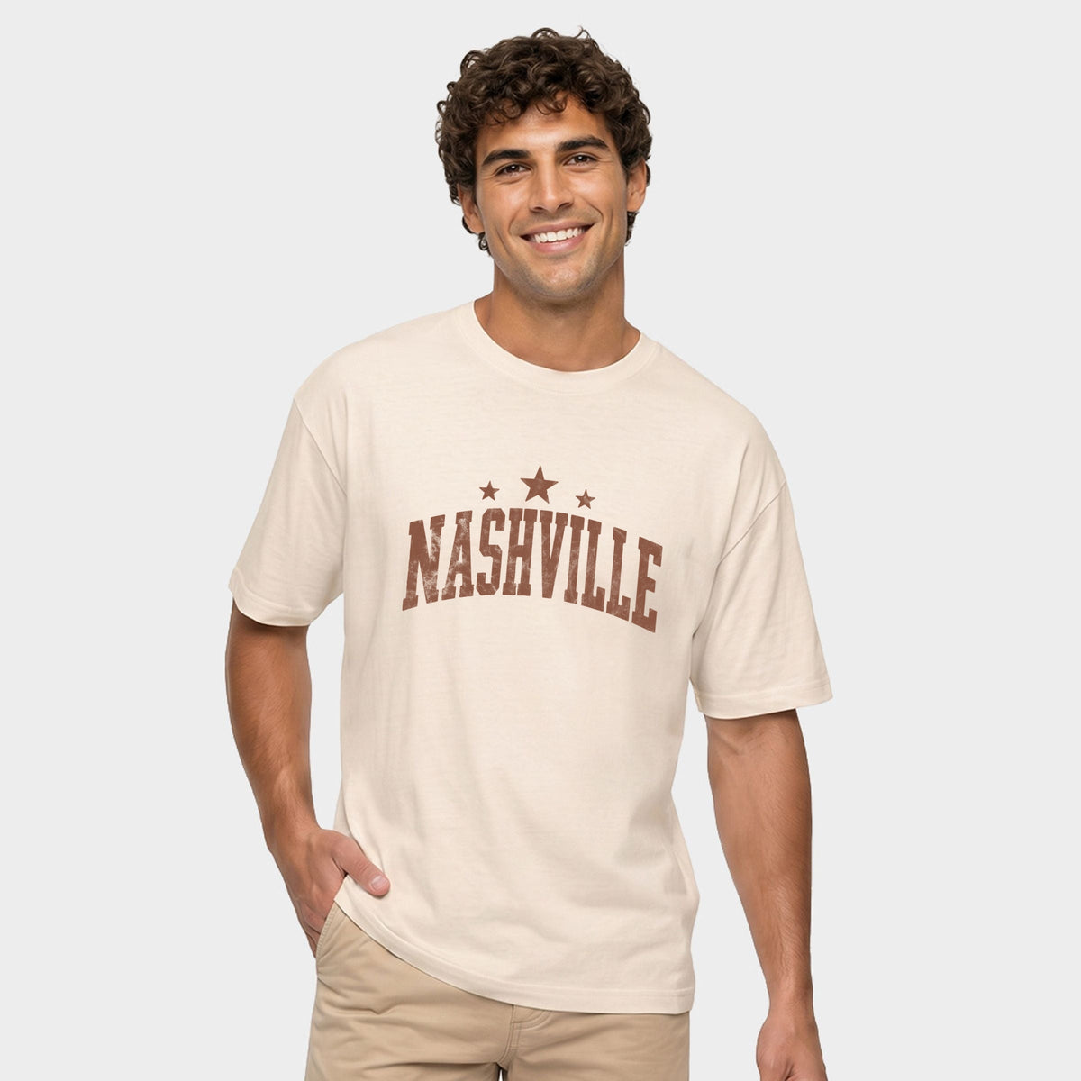 Nashville Varsity Stars - Men's Garment Dyed Graphic T-Shirt product image 5