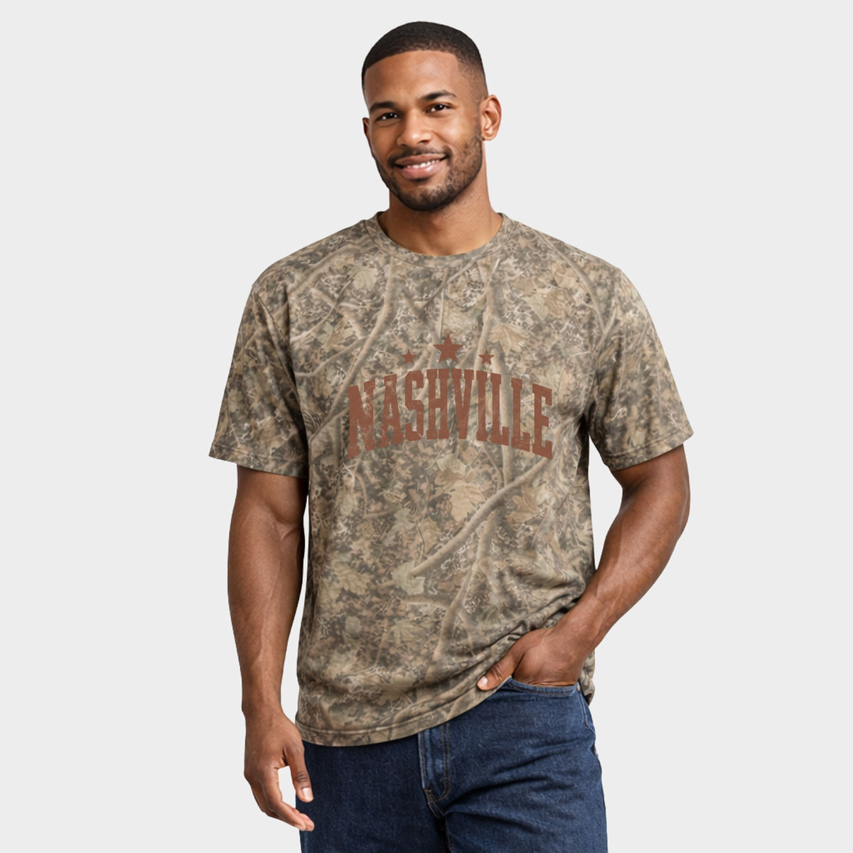 Nashville Varsity Stars - Men's Heavyweight Camo Tee product image 1