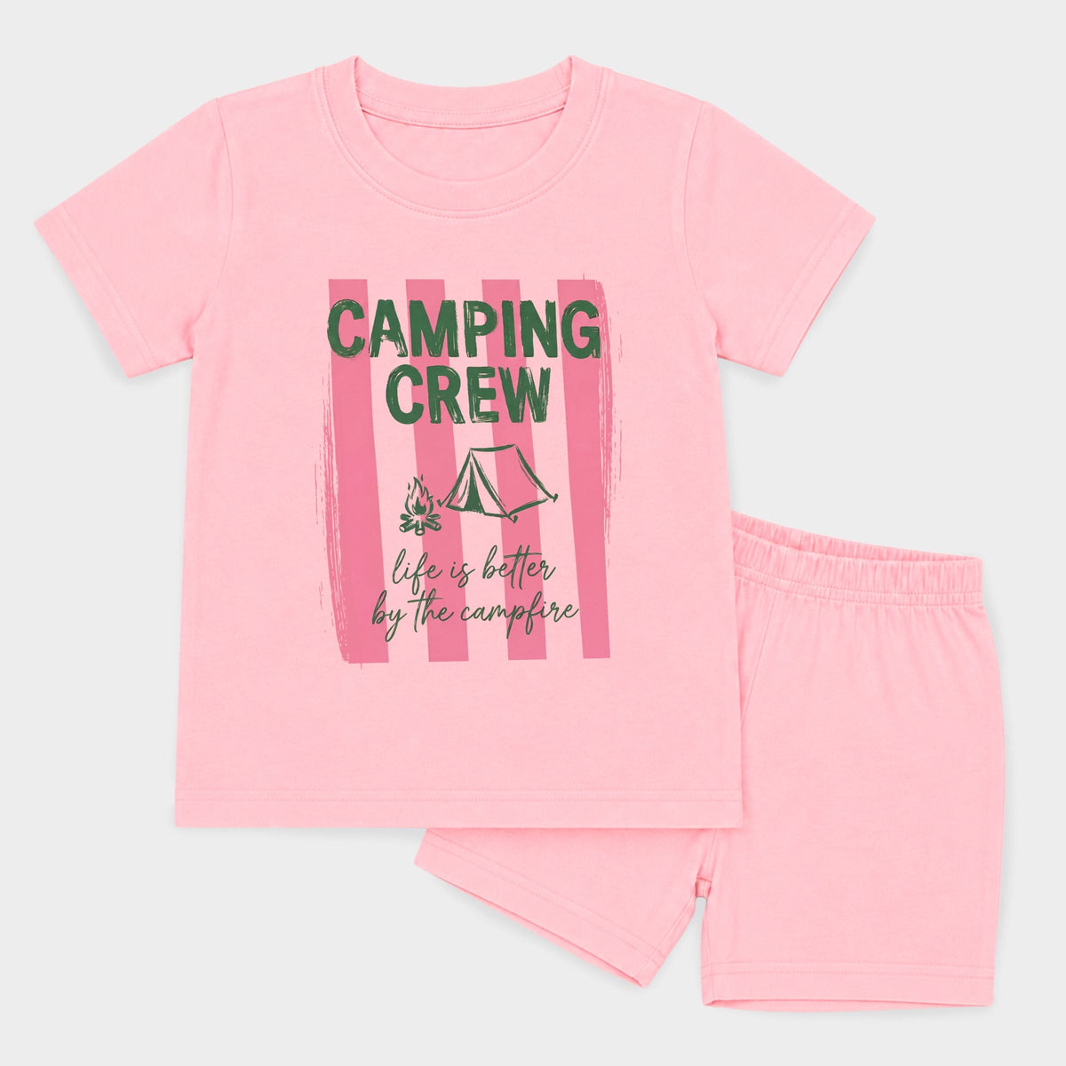 Camping Crew Stripes - Toddler Shorts Set product image 2