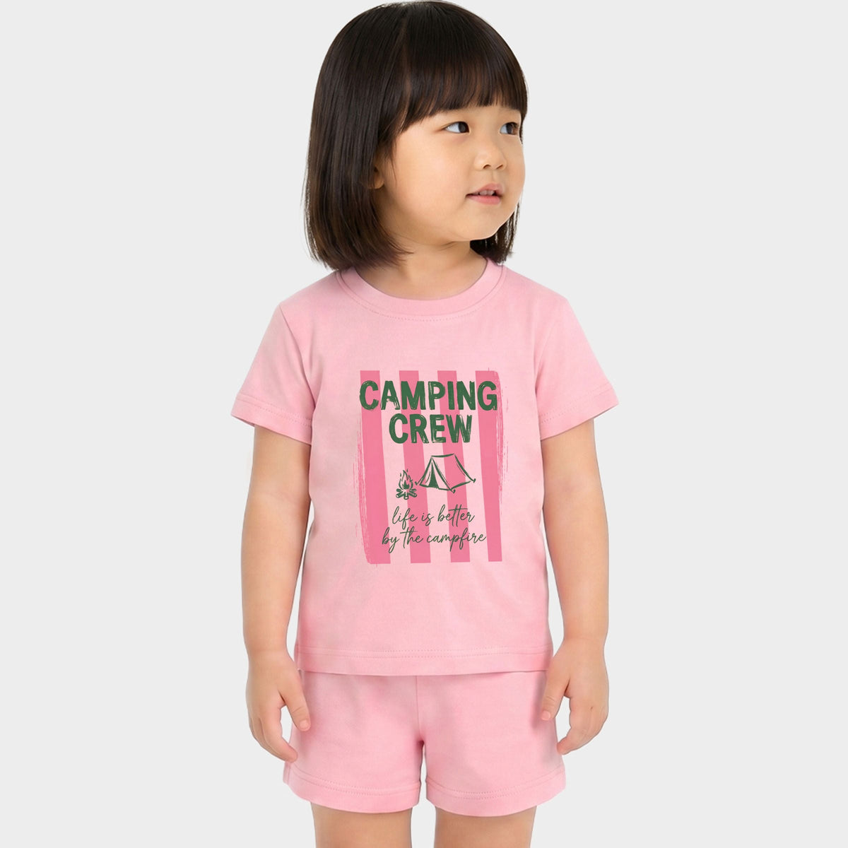 Camping Crew Stripes - Toddler Shorts Set product image 1