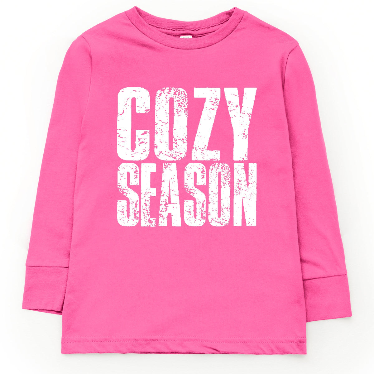 Cozy Season Block Distressed White - Toddler Long Sleeve product image 2