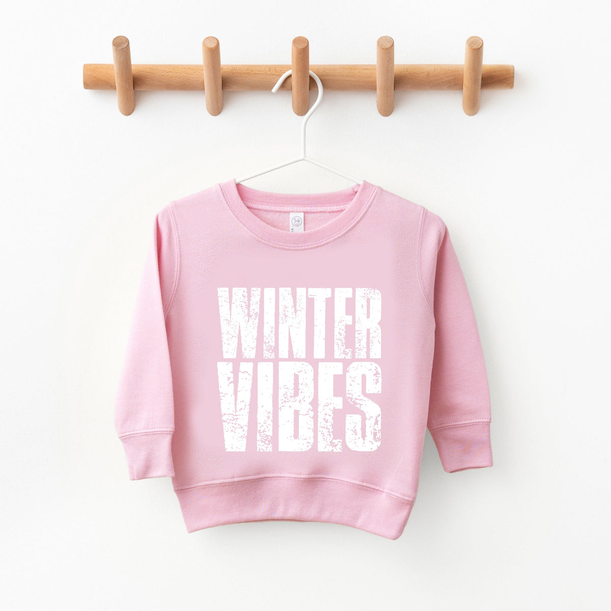 Winter Vibes Block Distressed - Youth Graphic Sweatshirt product image 5