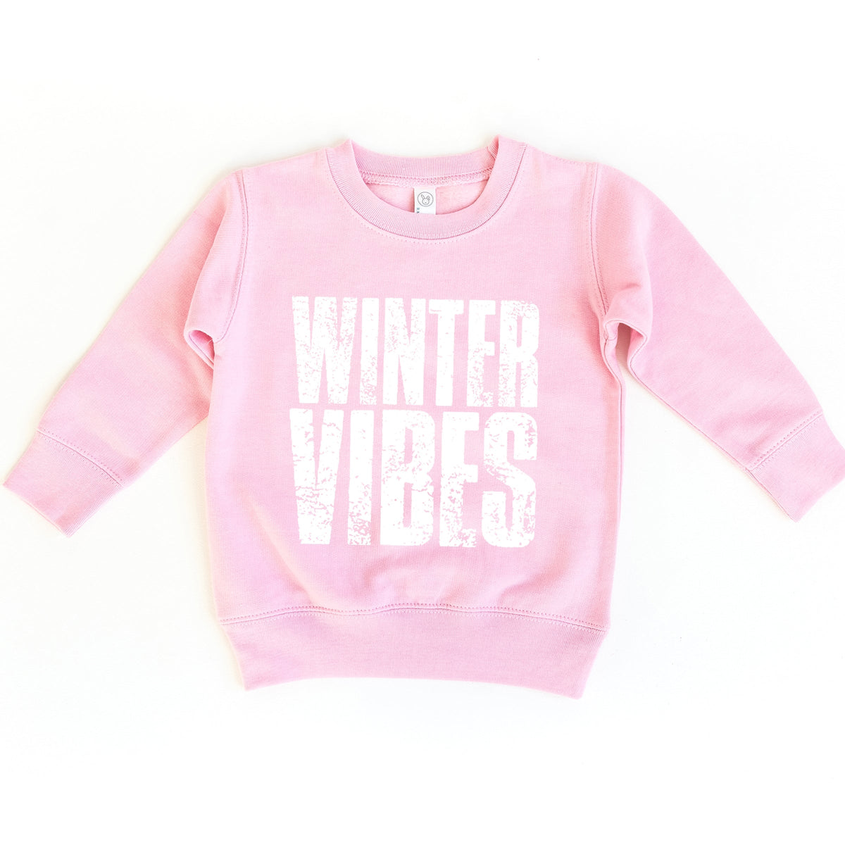Winter Vibes Block Distressed - Toddler Graphic Sweatshirt product image 12