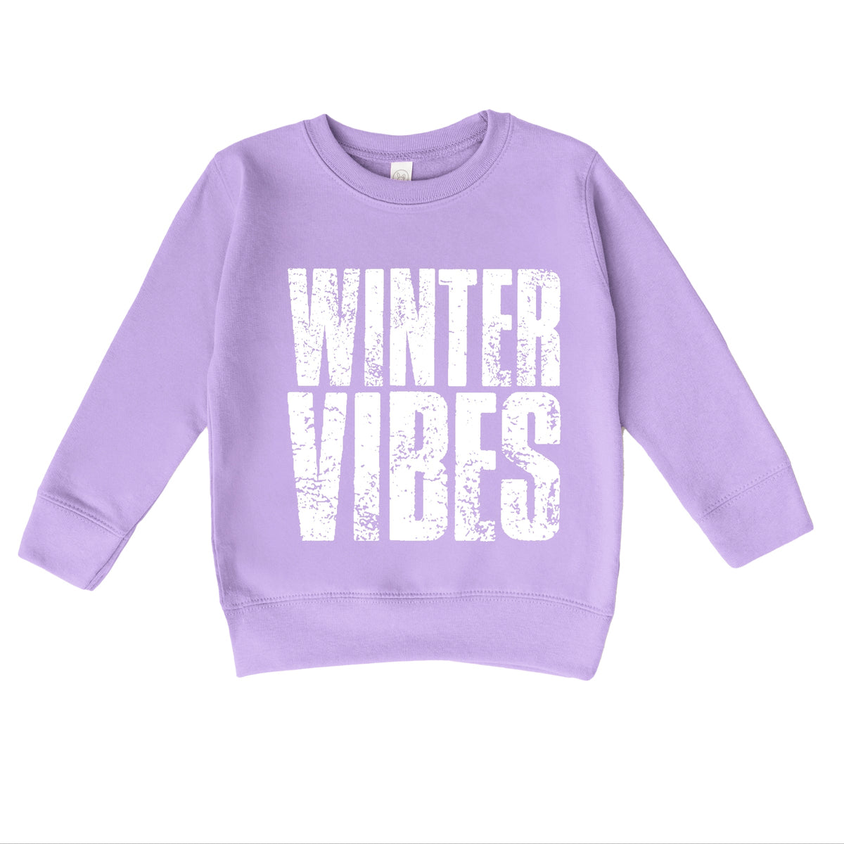 Winter Vibes Block Distressed - Toddler Graphic Sweatshirt product image 5