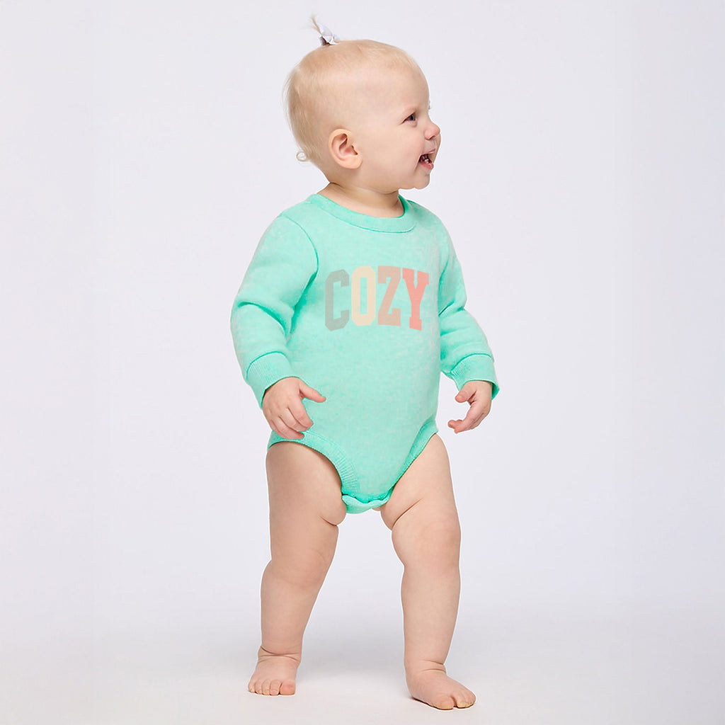 Cozy Arched Pastel - Infant Fleece BodySuit