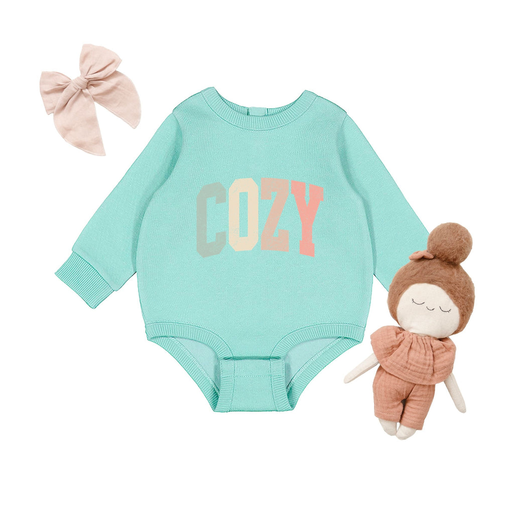 Cozy Arched Pastel - Infant Fleece BodySuit