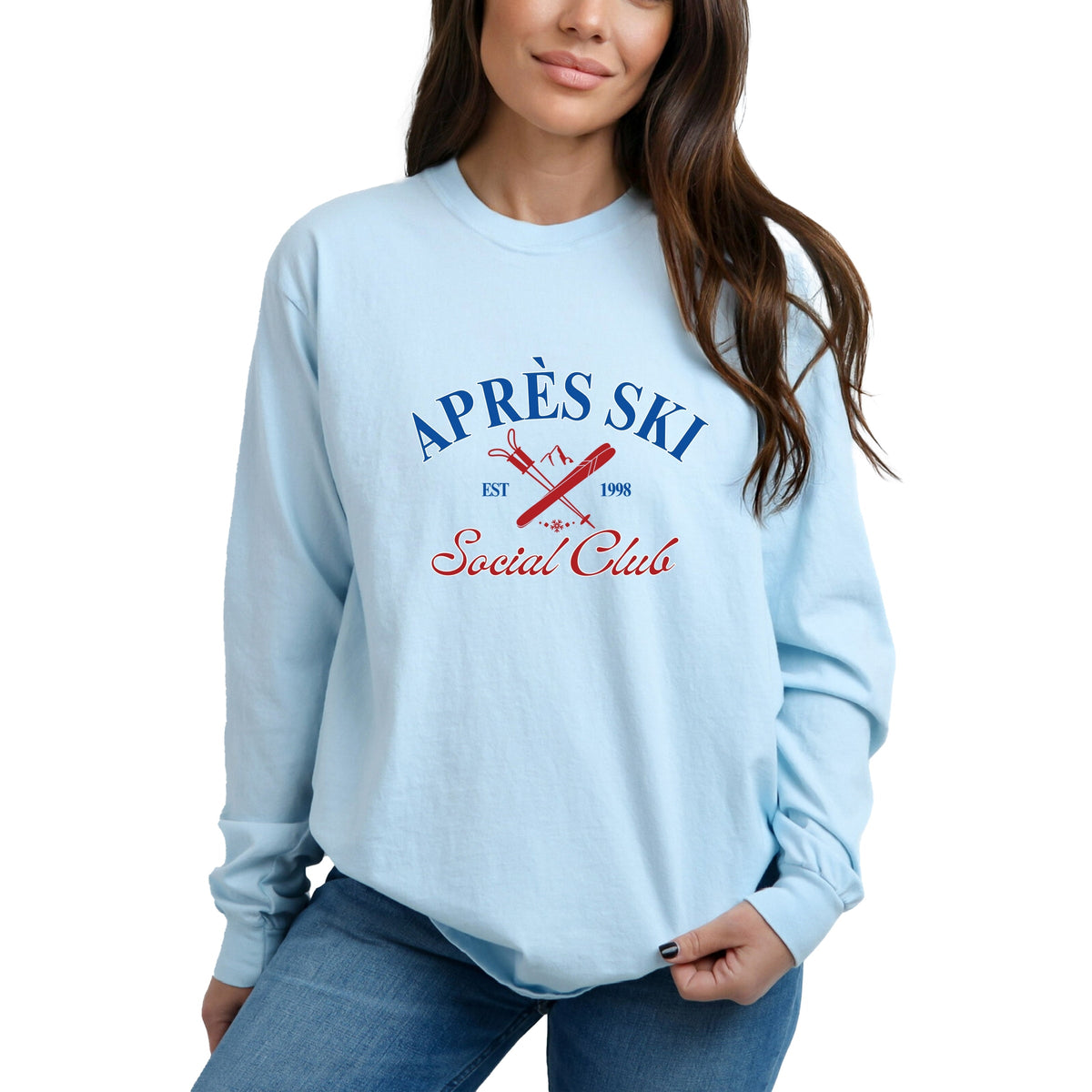 Apres Ski Social Club - Women's Garment Dyed Long Sleeve product image 4