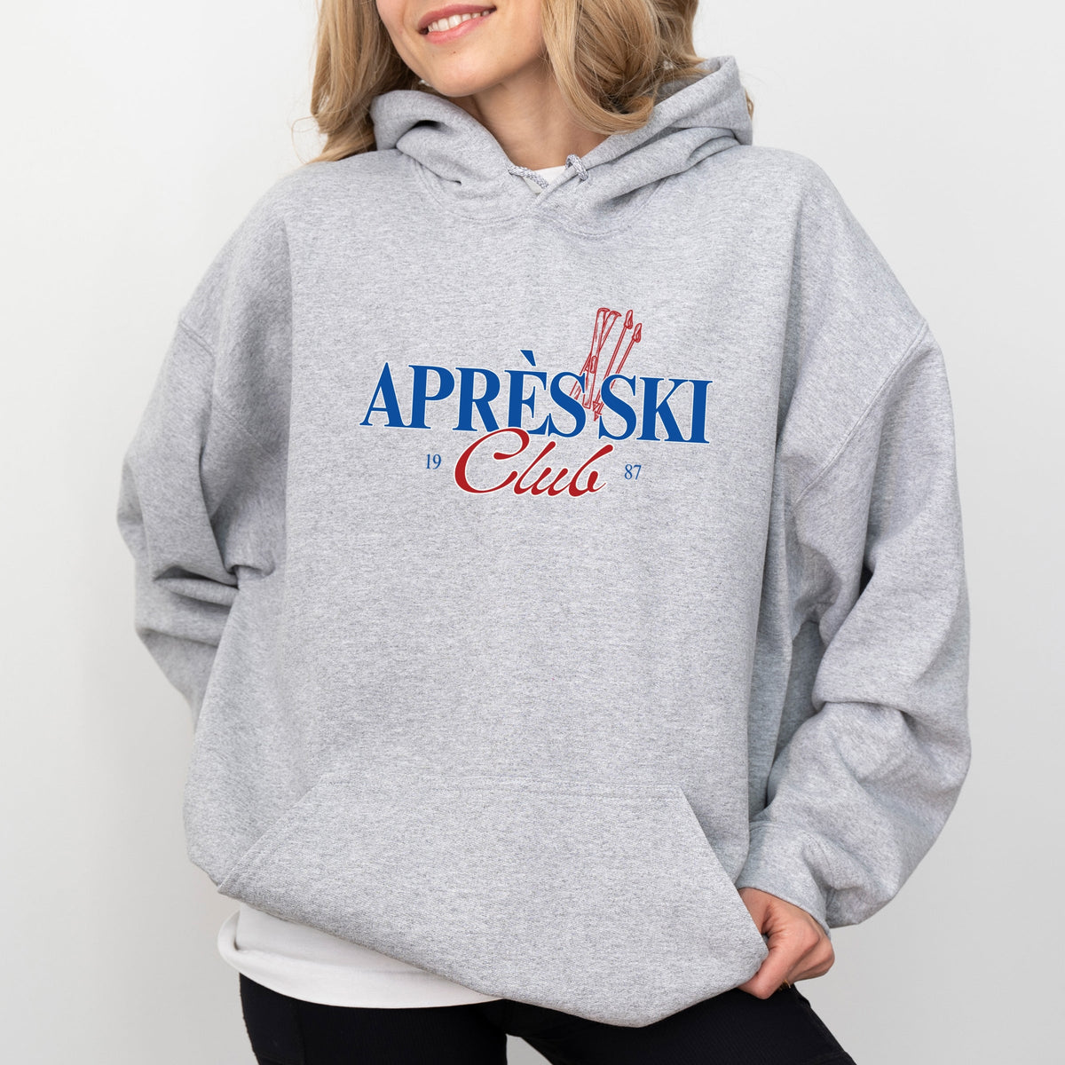 Après Skis and Poles - Women's Graphic Hoodie product image 3