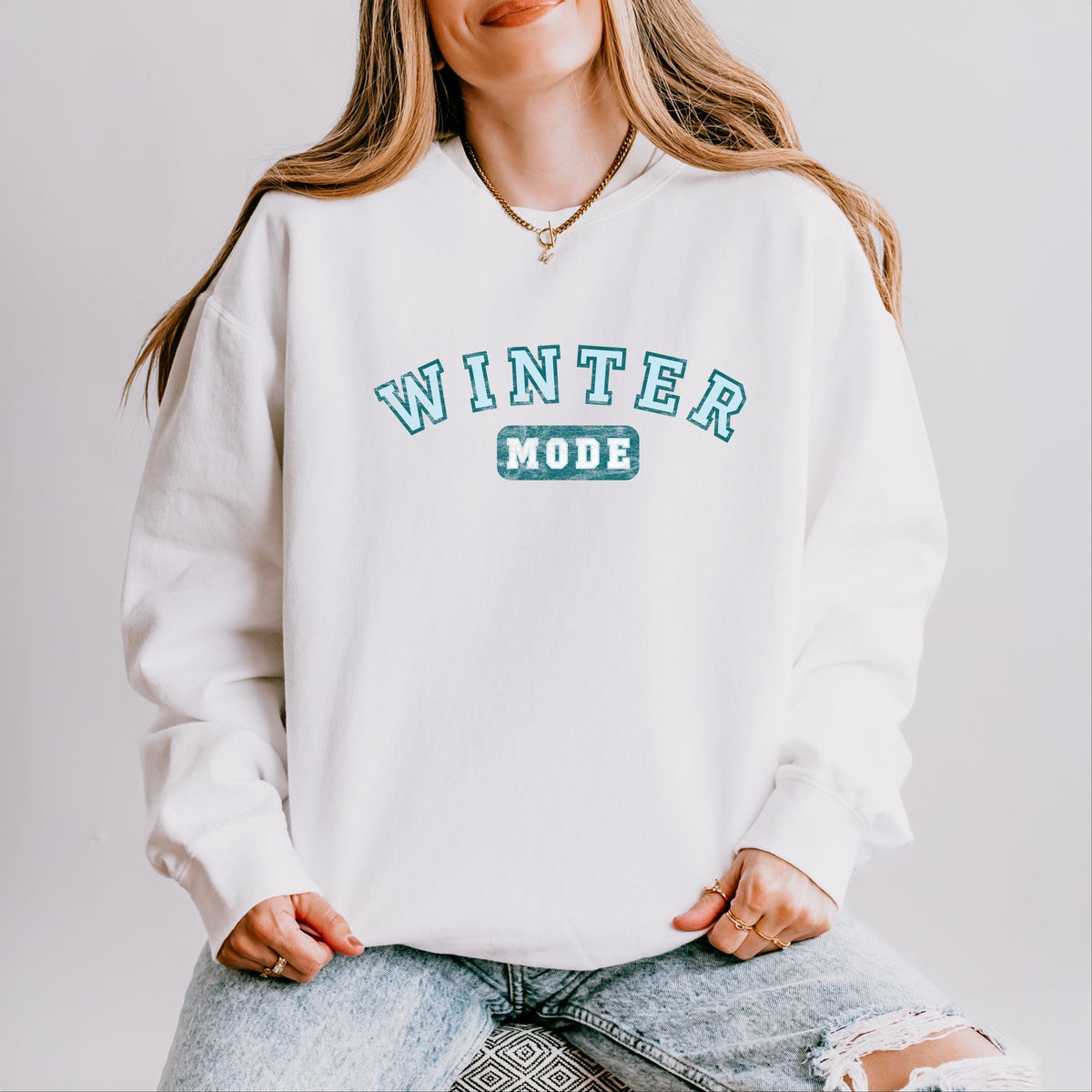 Winter Mode - Women's Lightweight Garment Dyed Sweatshirt product image 5