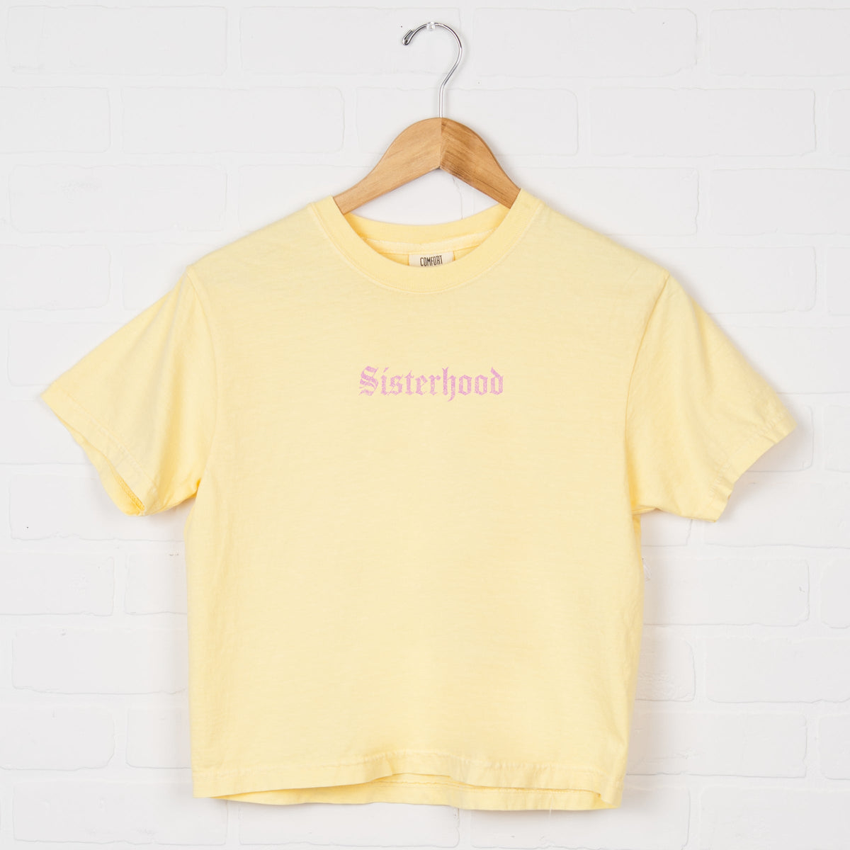 Sisterhood - Women's Boxy Crop Top Graphic T-Shirt product image 6