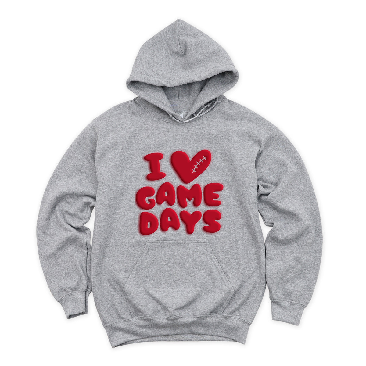 I Love Game Days Puff Print - Women's Graphic Hoodie product image 2