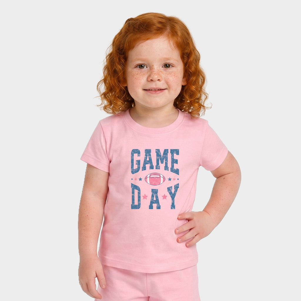 Game Day Blue Distressed - Toddler Crew Shorts Set of 2 product image 13