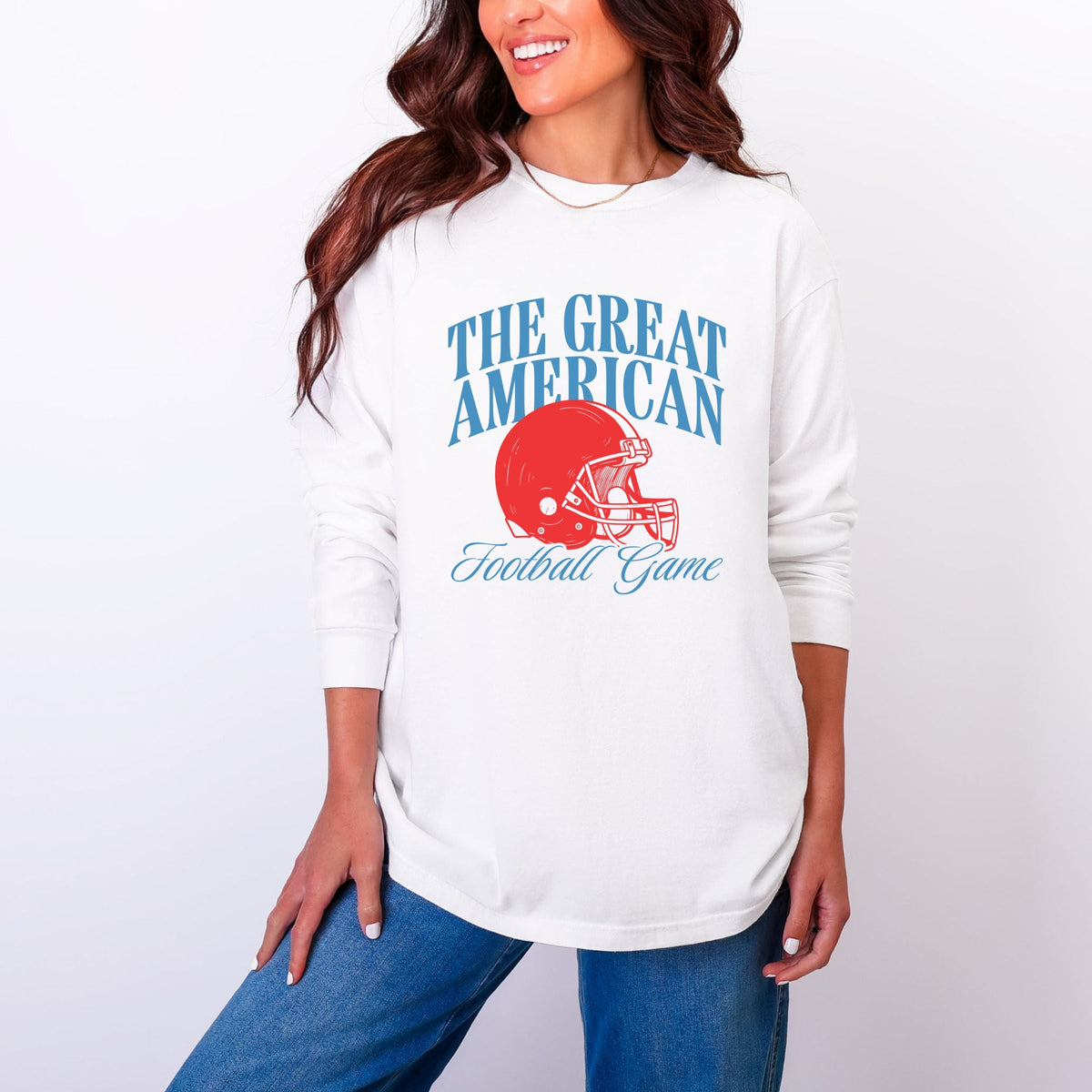 The Great American Football Game - Women's Garment Dyed product image 1