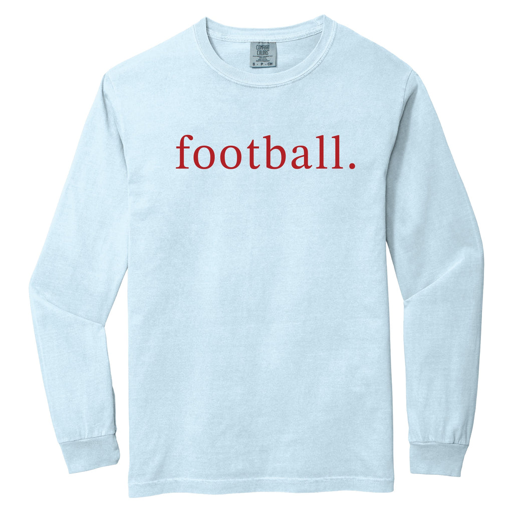Football Typewriter - Women's Garment Dyed Long Sleeve product image 5