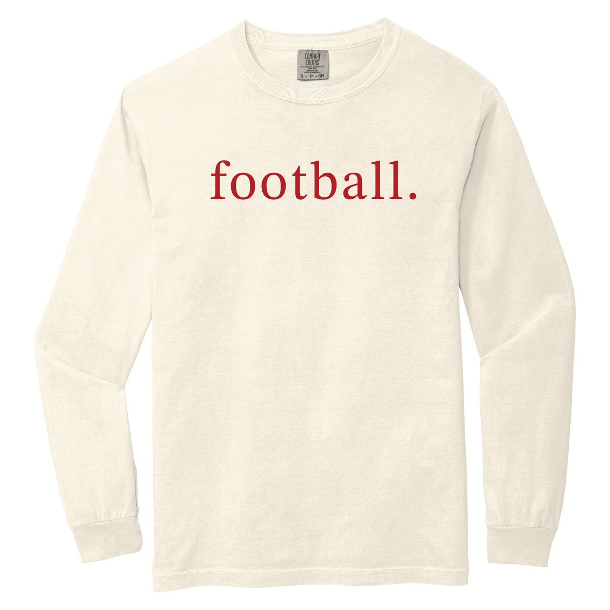 Football Typewriter - Women's Garment Dyed Long Sleeve product image 2