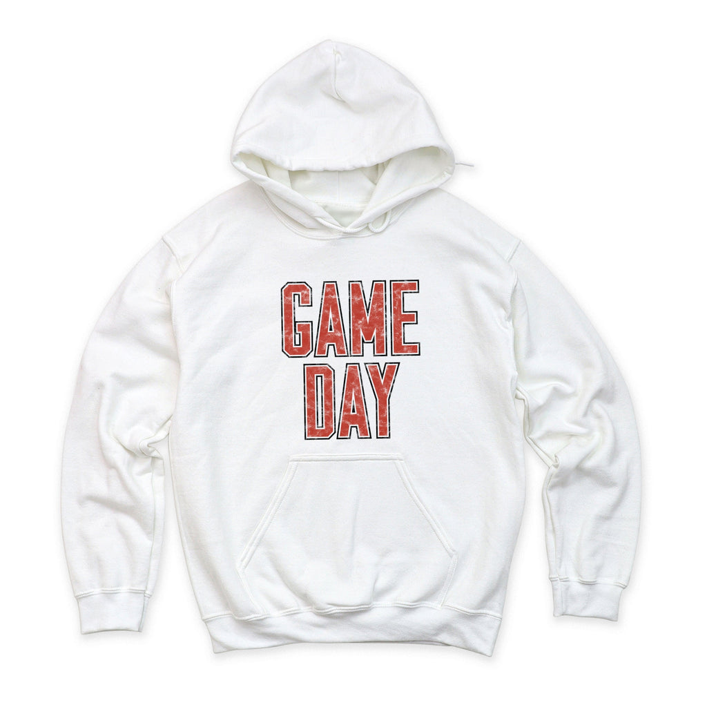 Game Day Outlined Distressed - Men's Graphic Hoodie product image 8