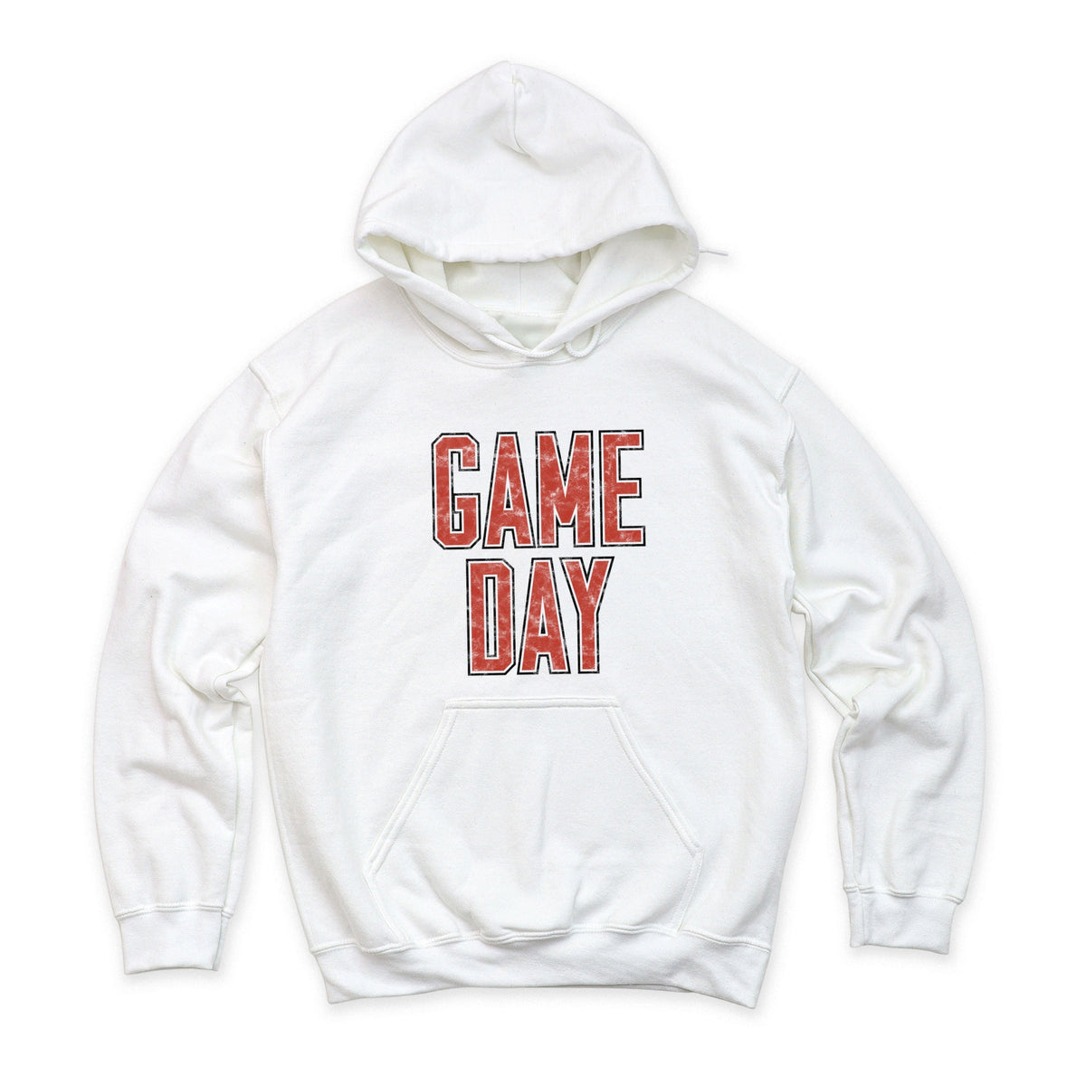 Game Day Outlined Distressed - Men's Graphic Hoodie product image 8