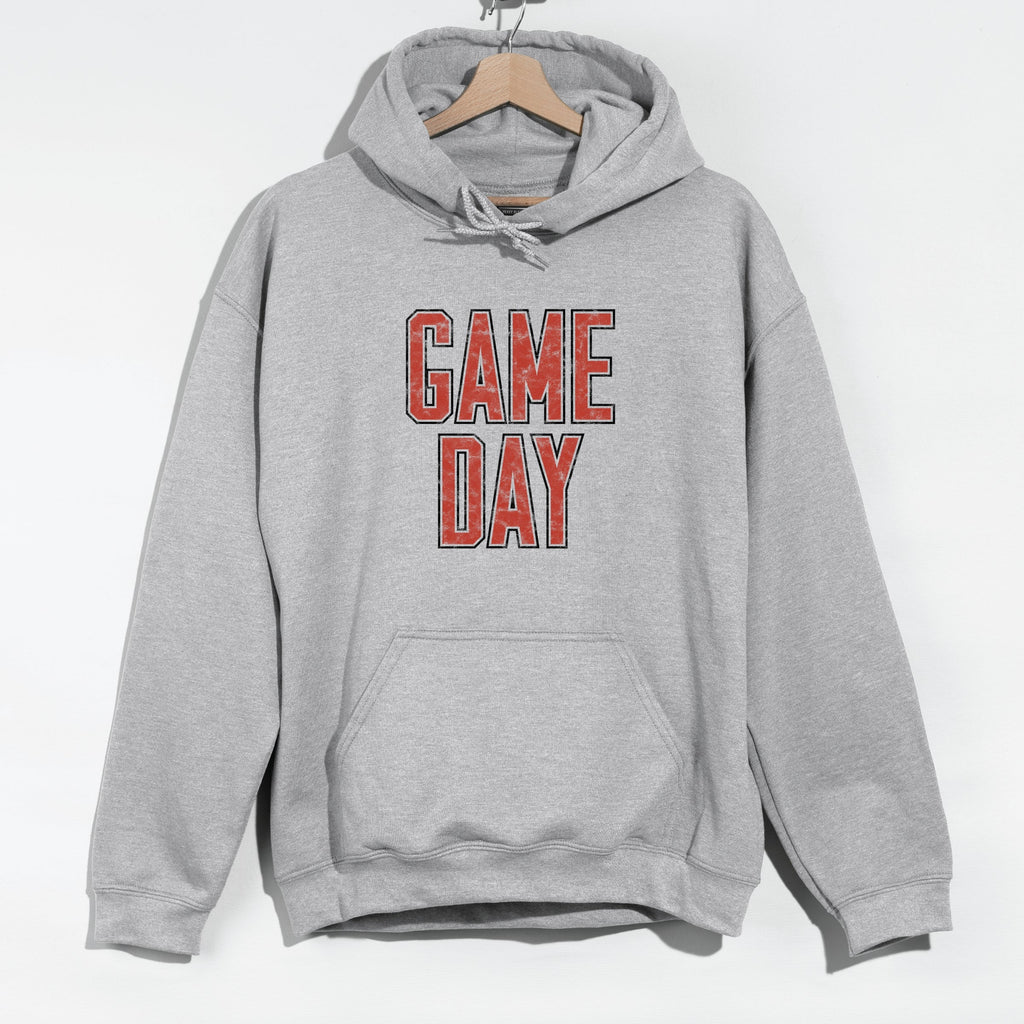 Game Day Outlined Distressed - Men's Graphic Hoodie product image 2