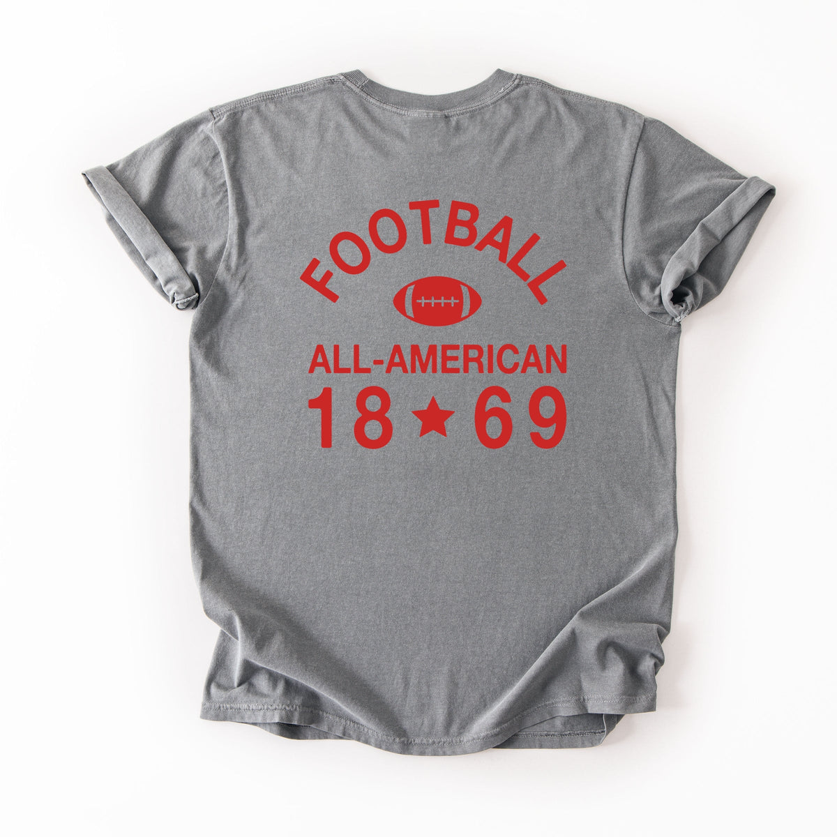 All-American Football - Women's Garment Dyed Graphic T-Shirt product image 5