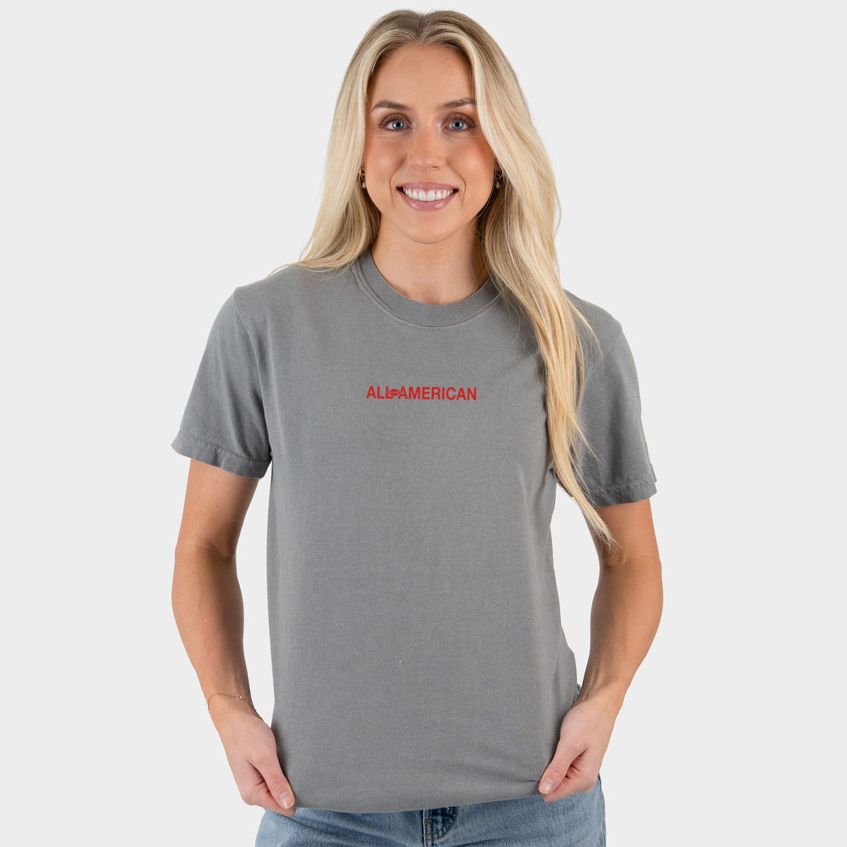 All-American Football - Women's Garment Dyed Graphic T-Shirt product image 4