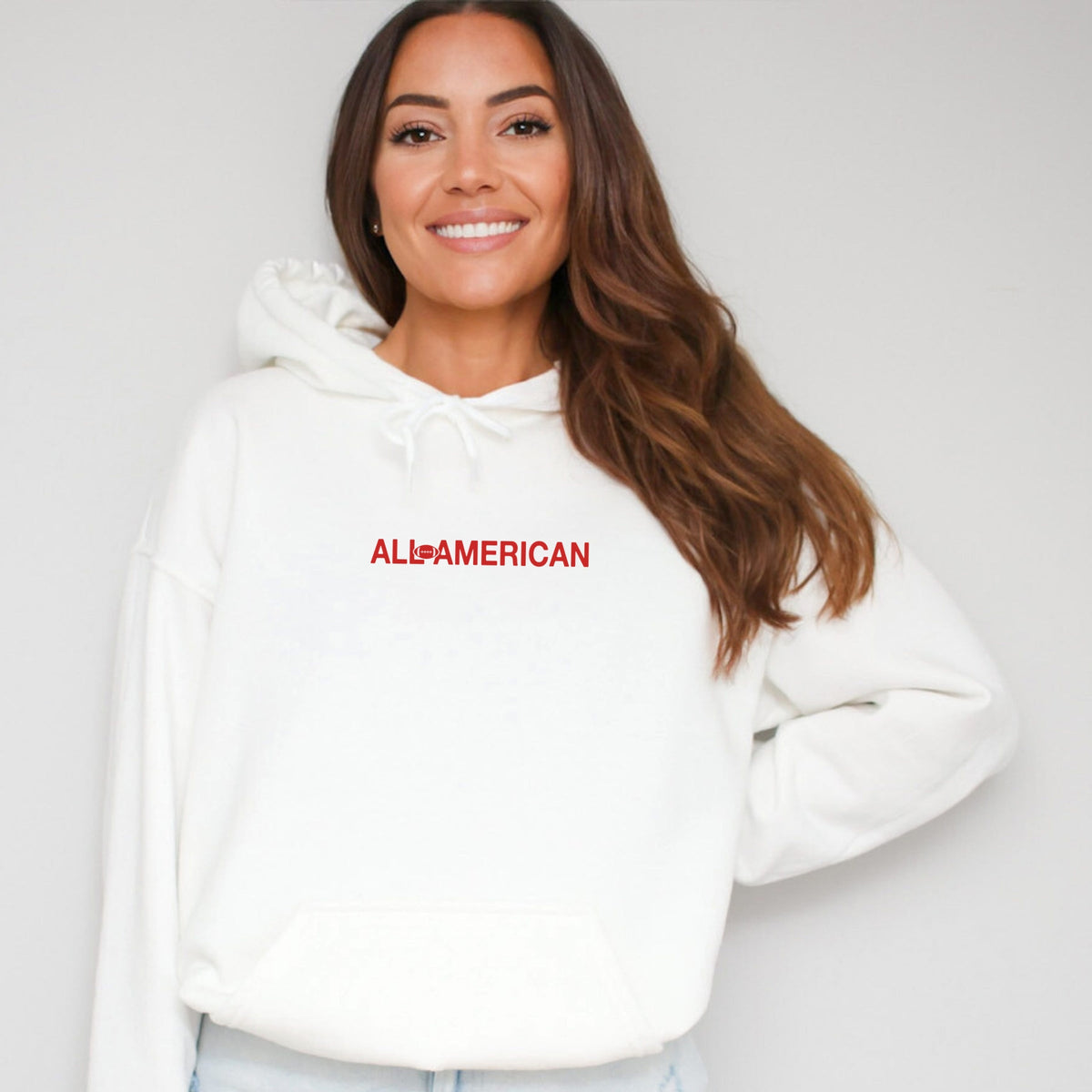 All-American Football - Women's Graphic Hoodie product image 1