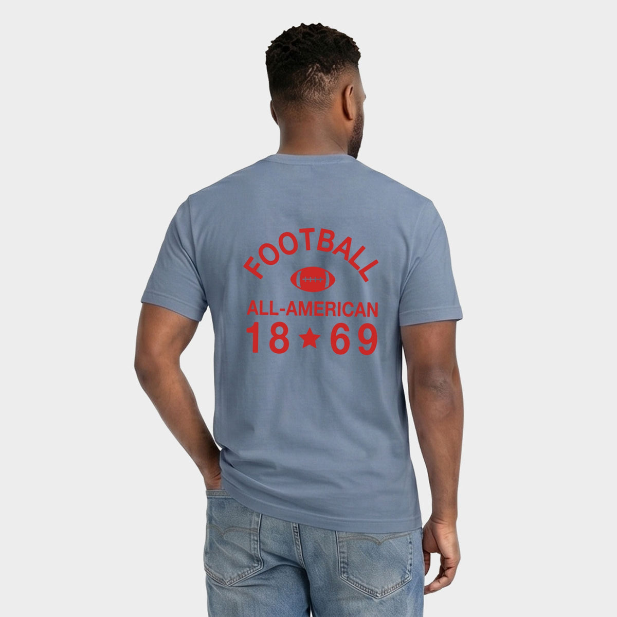 All-American Football - Men's Garment Dyed Graphic T-Shirt product image 3