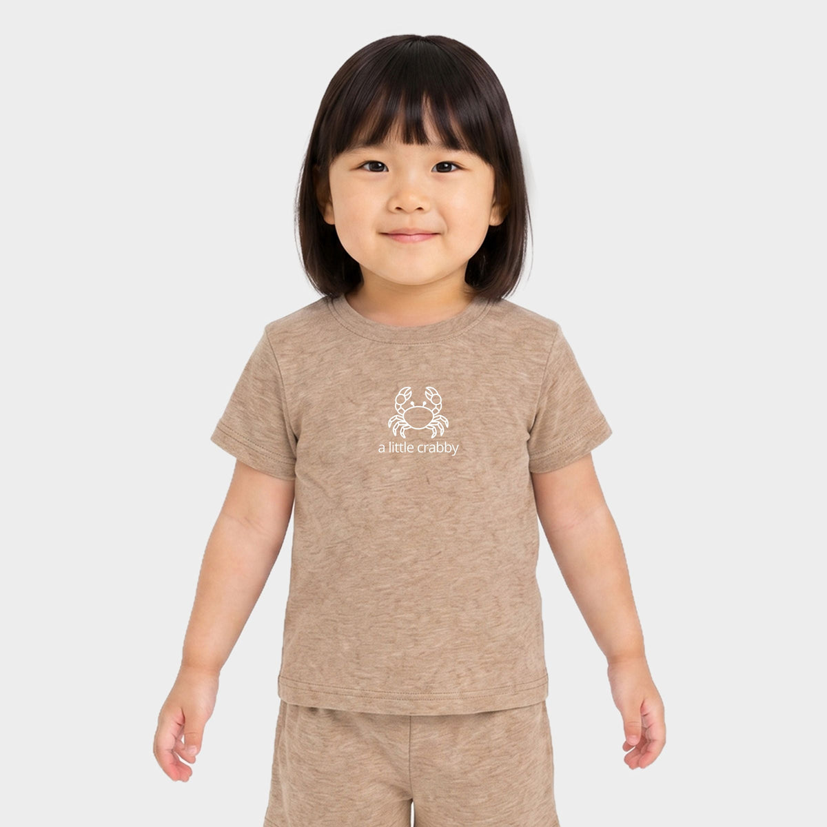 A Little Crabby Outline - Toddler Crew Shorts Set product image 8