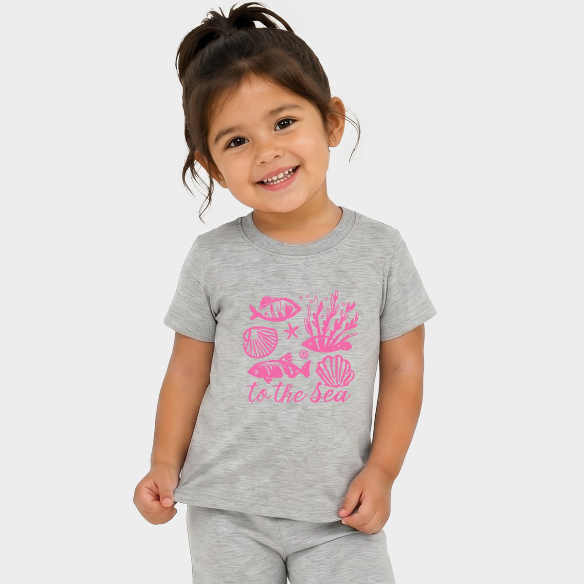To The Sea Creatures - Toddler Crew Shorts Set product image 3