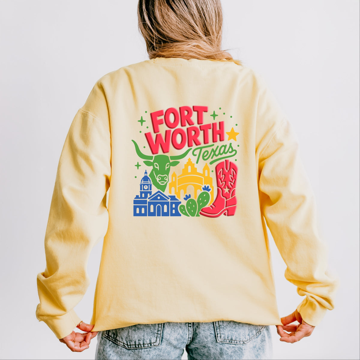 Fort Worth Vibrant Puff Print - Women's Lightweight Garment product image 2