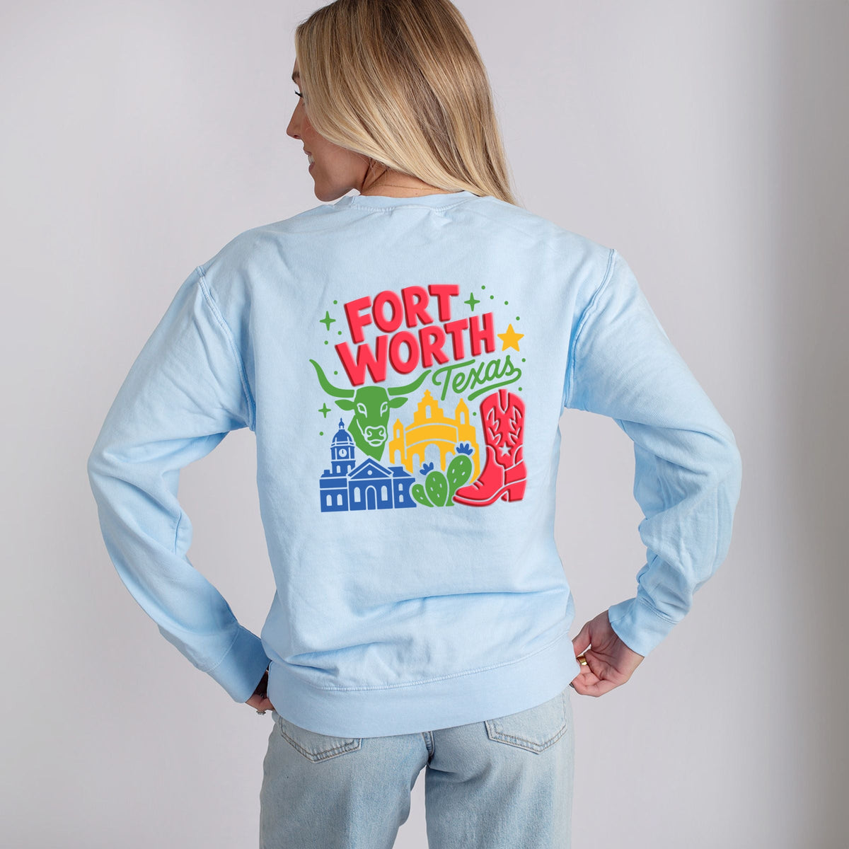 Fort Worth Vibrant Puff Print - Women's Lightweight Garment product image 5