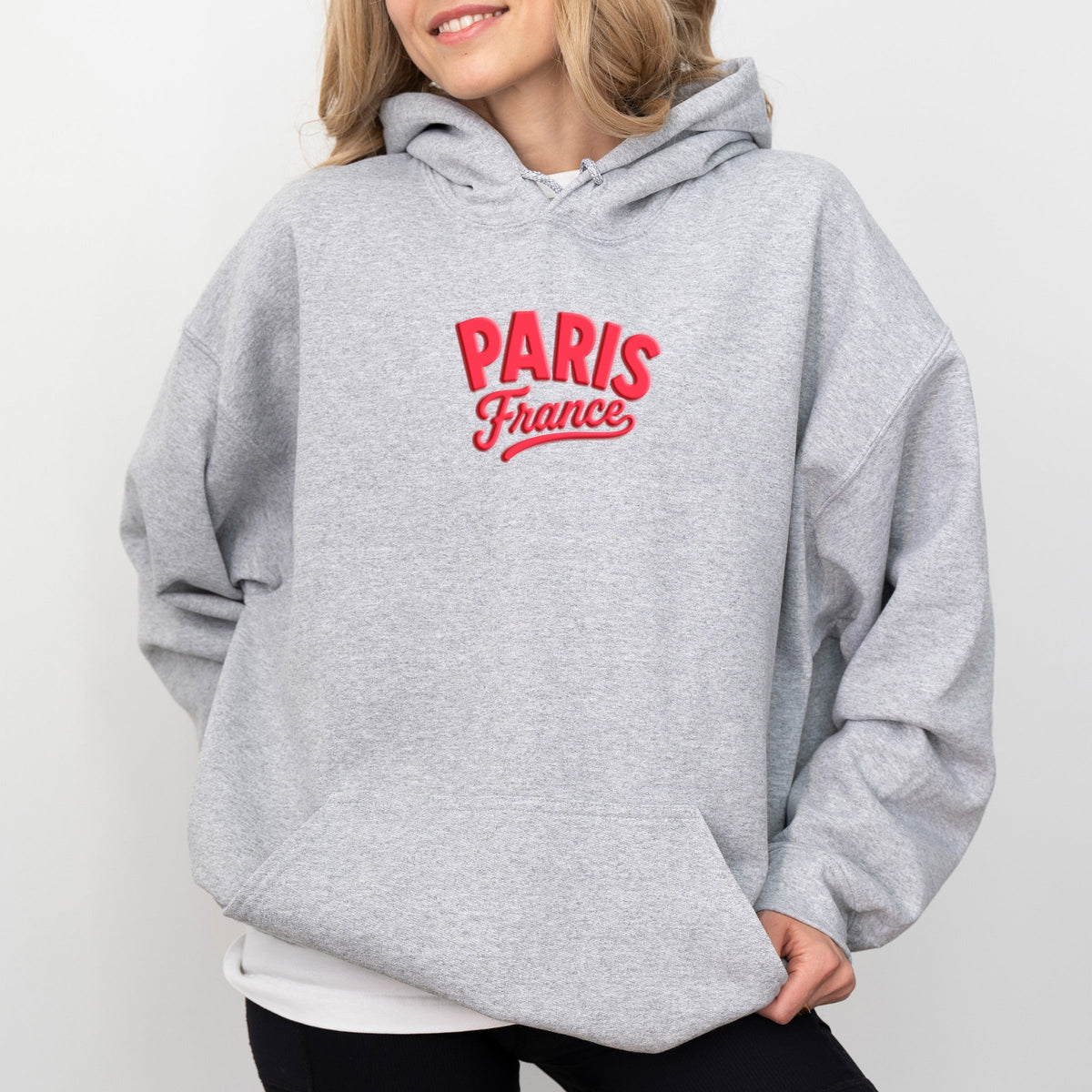 Paris Vibrant Puff Print - Women's Graphic Hoodie product image 12