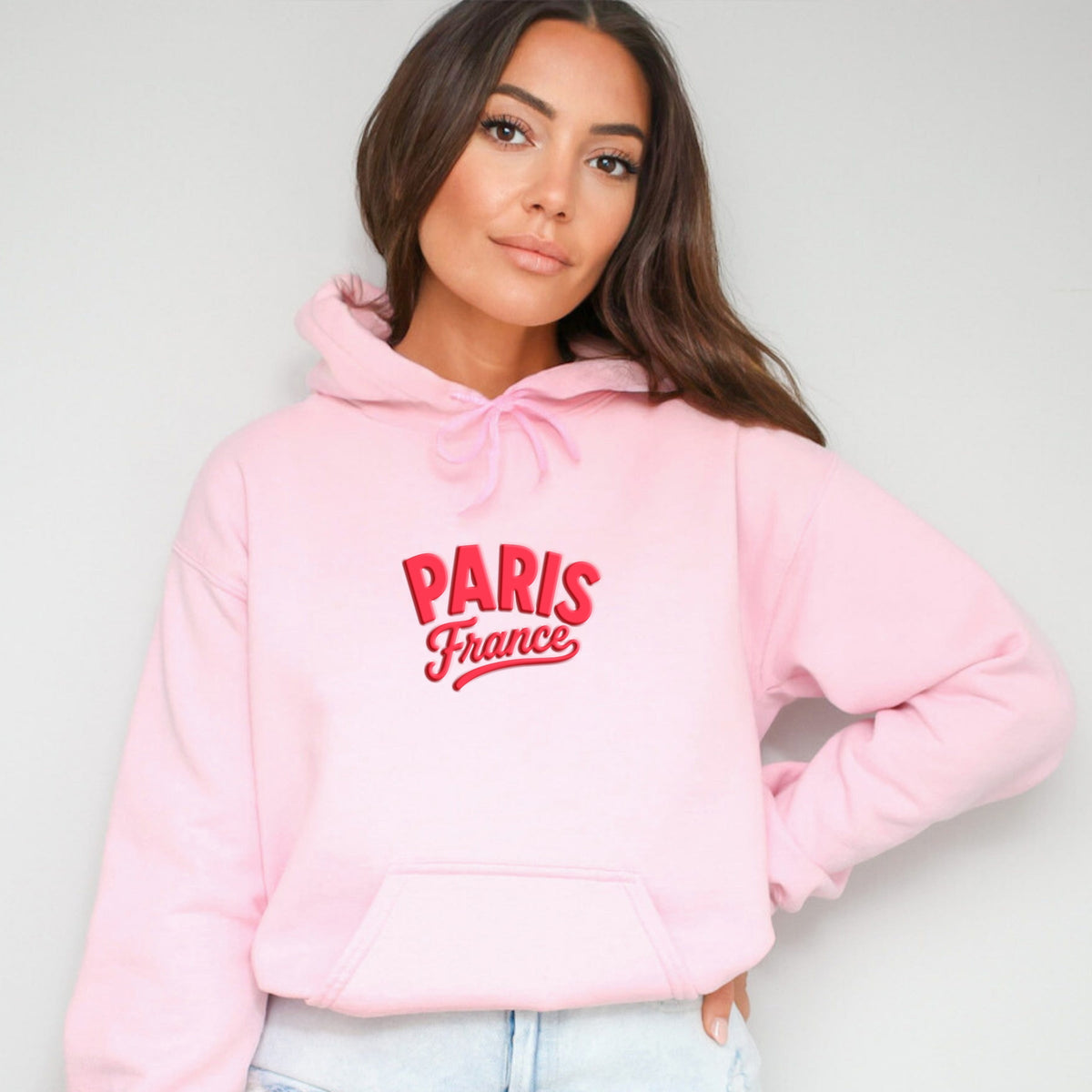 Paris Vibrant Puff Print - Women's Graphic Hoodie product image 7