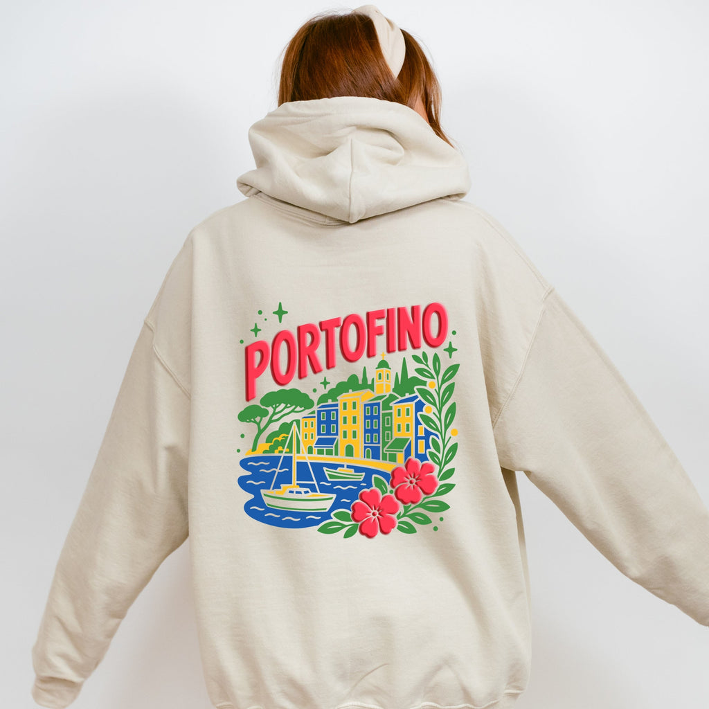 Portofino Vibrant Puff Print - Women's Graphic Hoodie product image 6