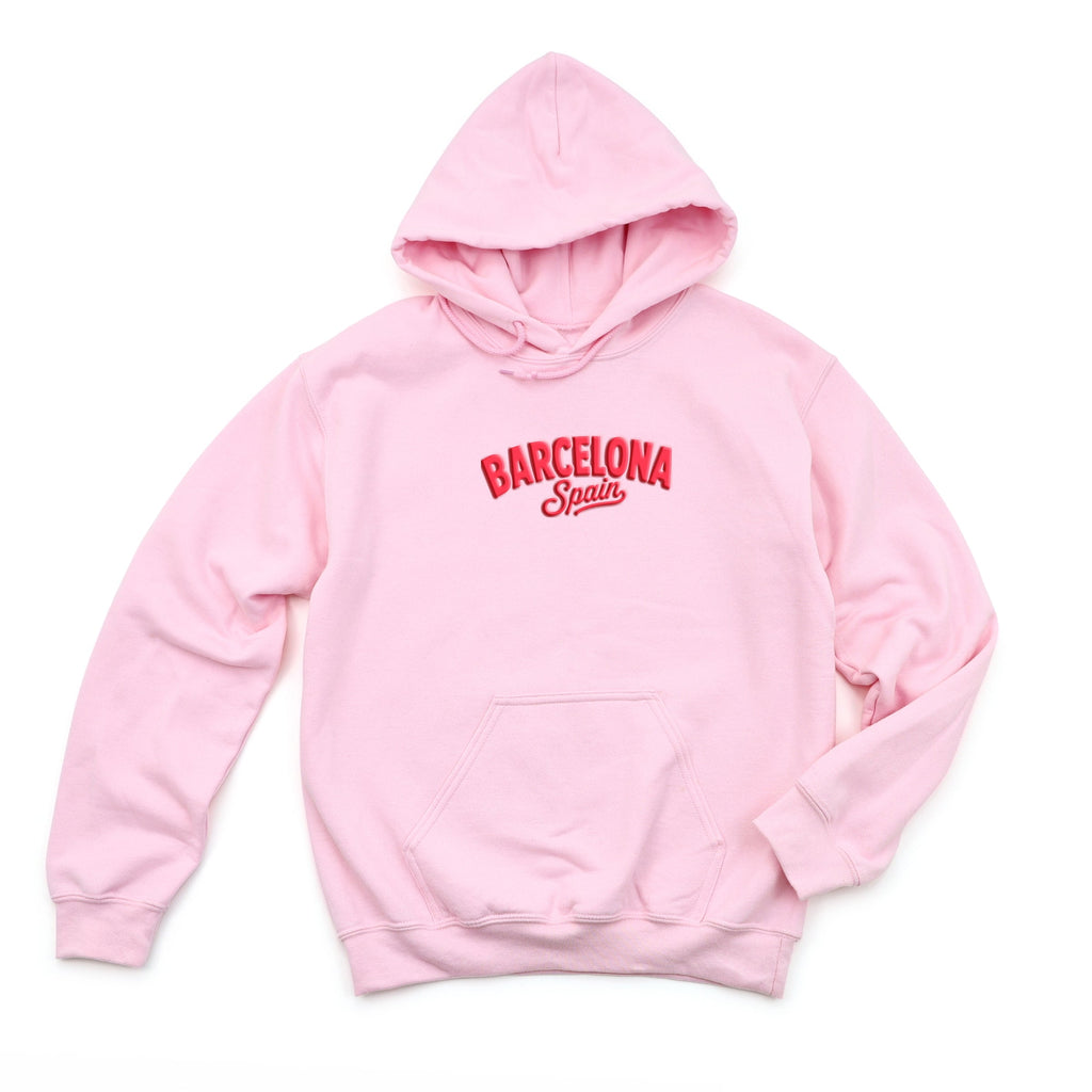 Barcelona Vibrant Puff Print - Women's Graphic Hoodie product image 5