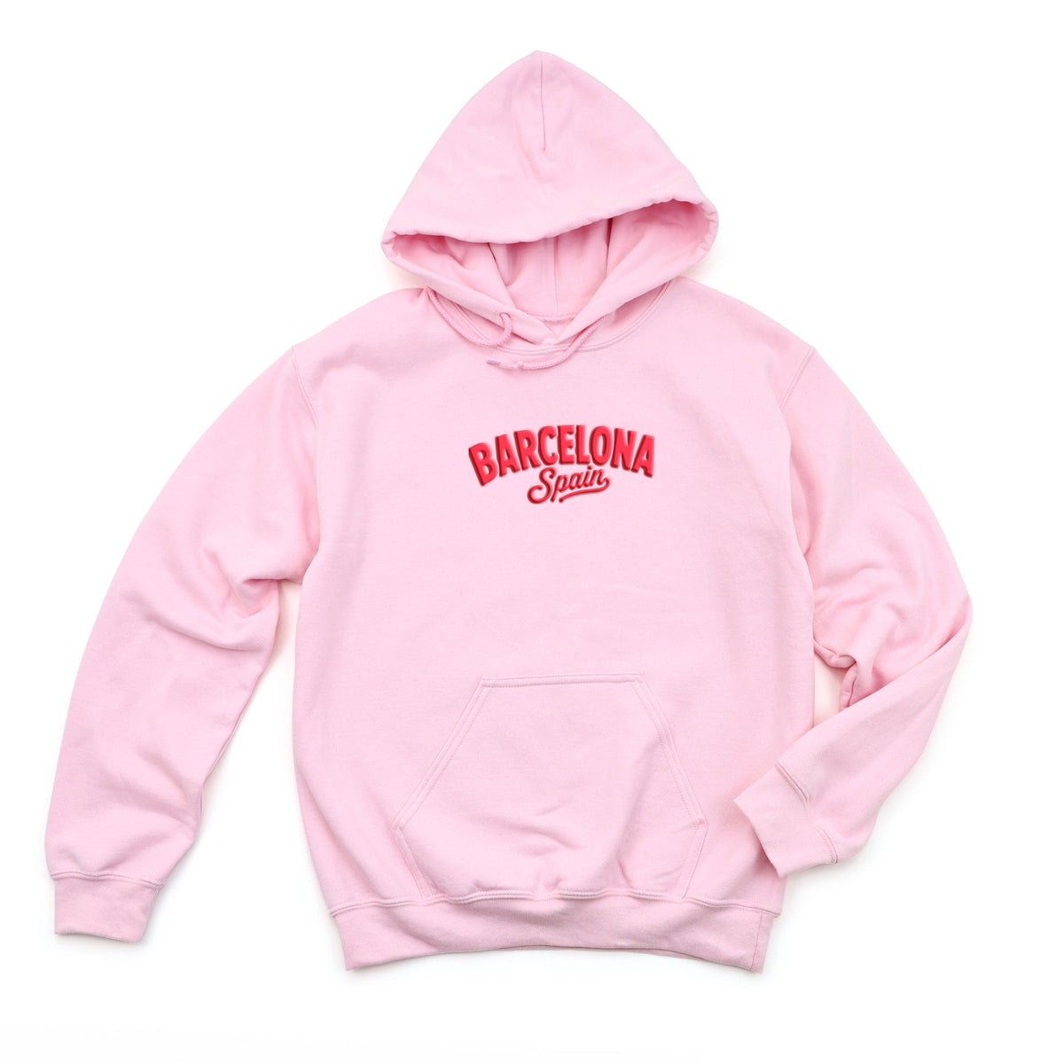 Barcelona Vibrant Puff Print - Women's Graphic Hoodie product image 5