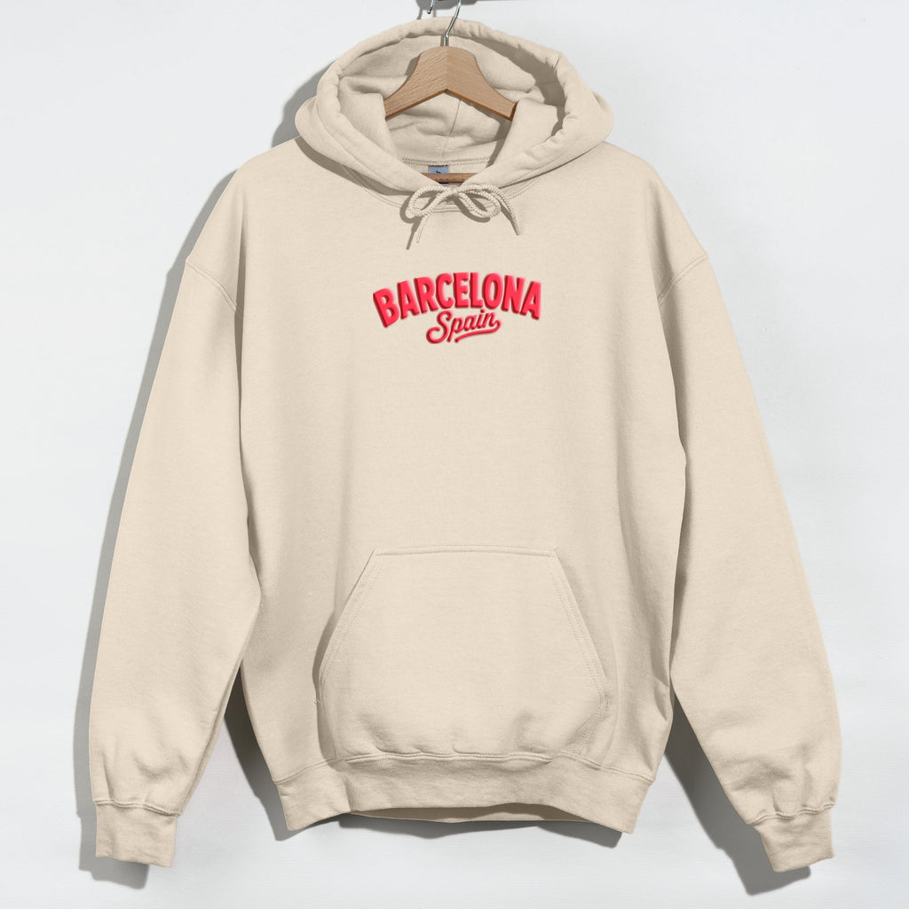 Barcelona Vibrant Puff Print - Women's Graphic Hoodie product image 2