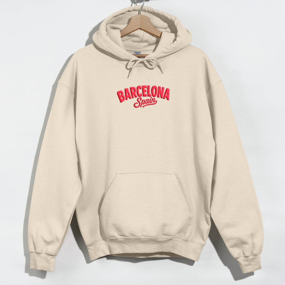 Barcelona Vibrant Puff Print - Women's Graphic Hoodie product image 2