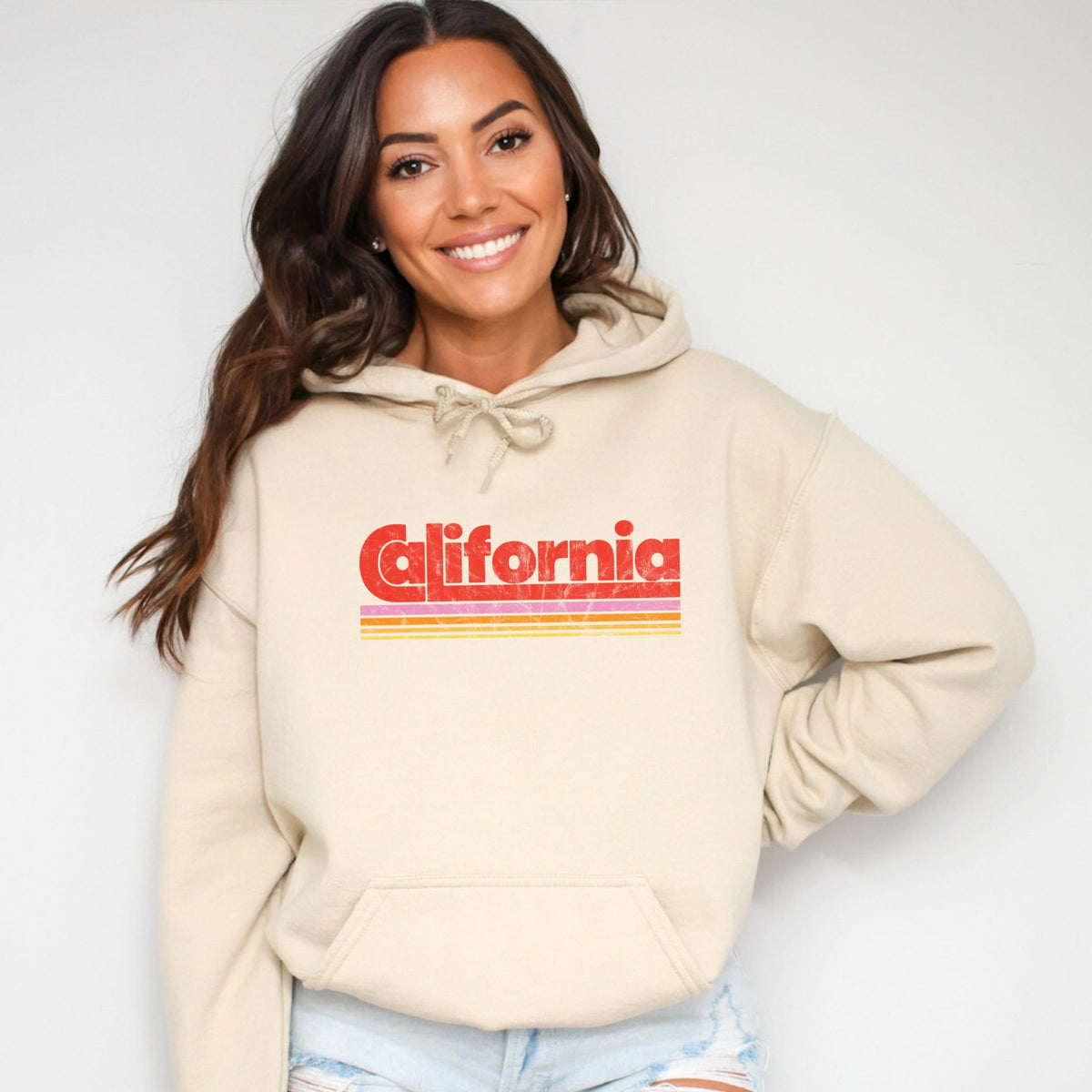 California Retro Stripes - Women's Graphic Hoodie product image 4