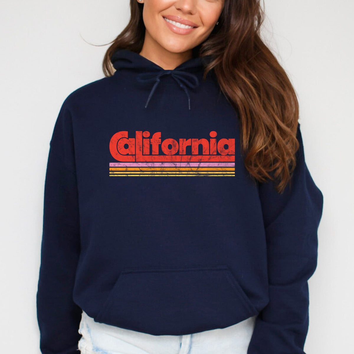 California Retro Stripes - Women's Graphic Hoodie product image 1