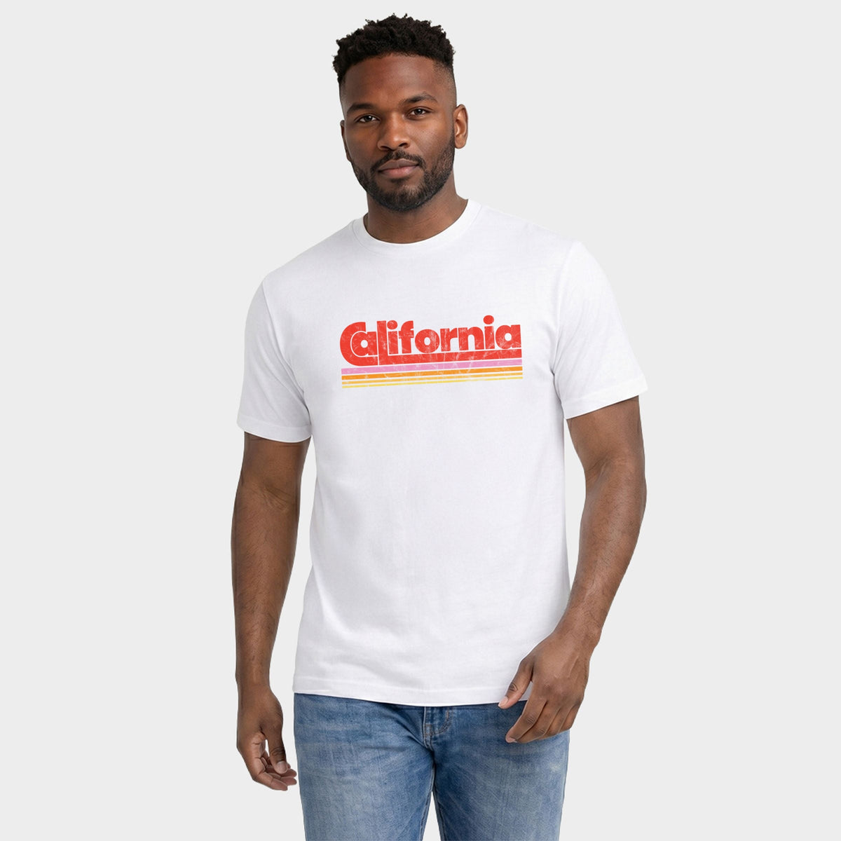 California Retro Stripes - Men's Garment Dyed Graphic product image 8
