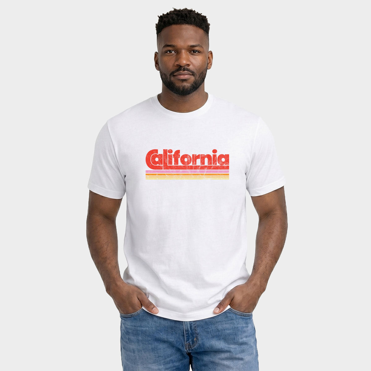 California Retro Stripes - Men's Garment Dyed Graphic product image 13