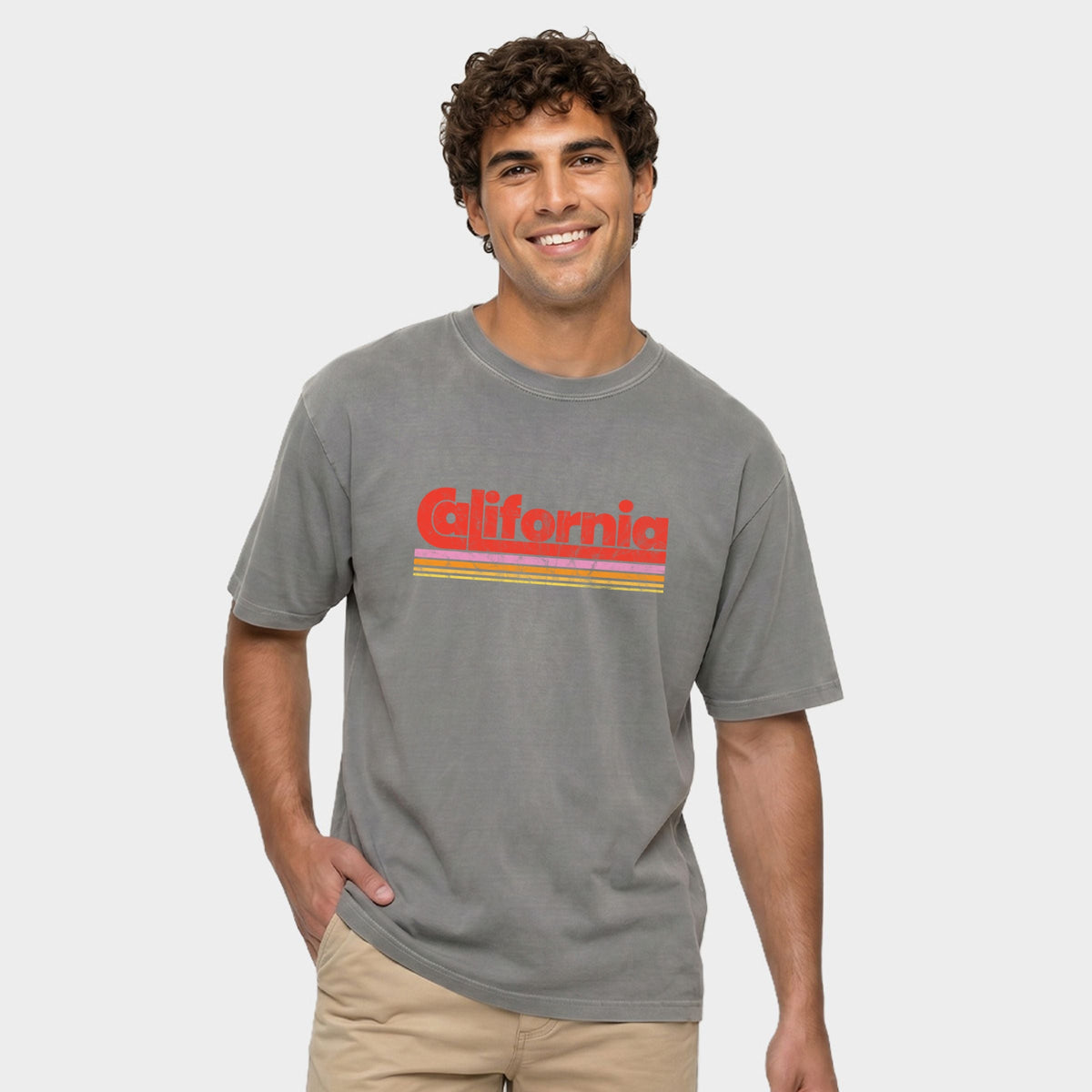California Retro Stripes - Men's Garment Dyed Graphic product image 11
