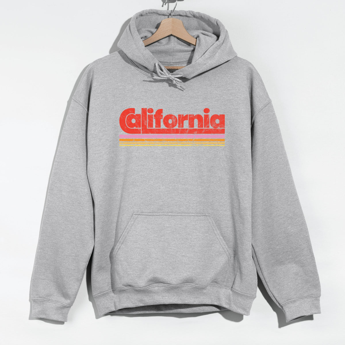 California Retro Stripes - Men's Graphic Hoodie product image 5