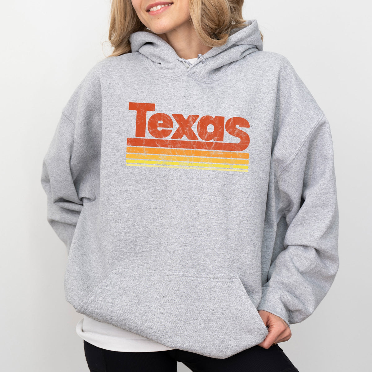 Texas Retro Stripes - Women's Graphic Hoodie product image 1