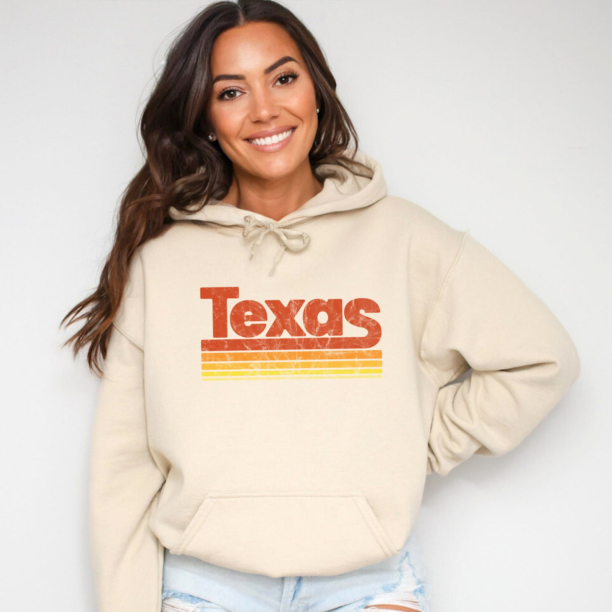 Texas Retro Stripes - Women's Graphic Hoodie product image 4